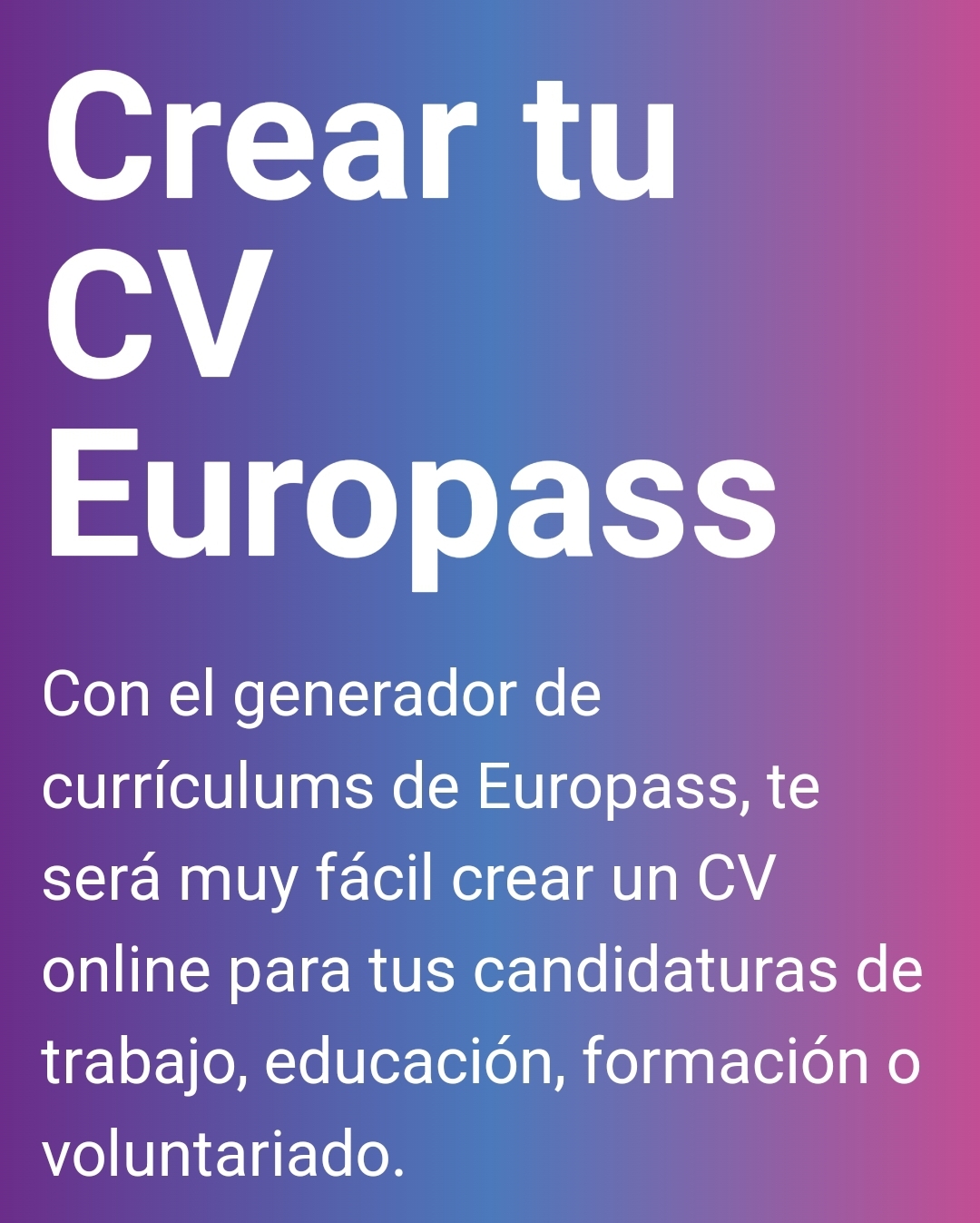 CV EUROPASS